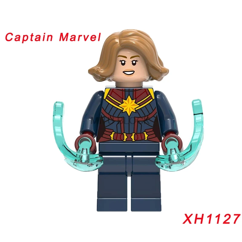 xh1127 Single Sale Avengers 4 End Game Space Suit With Micro Figures Tony Stark Thor Hawkeye For Children Toys Building Blocks - Цвет: xh1127