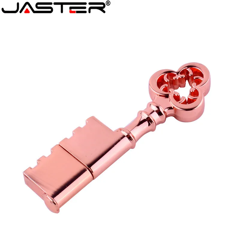 USB флеш-накопитель JASTER из металла розового золота 4 ГБ 8 16 32 64 | Компьютеры и офис