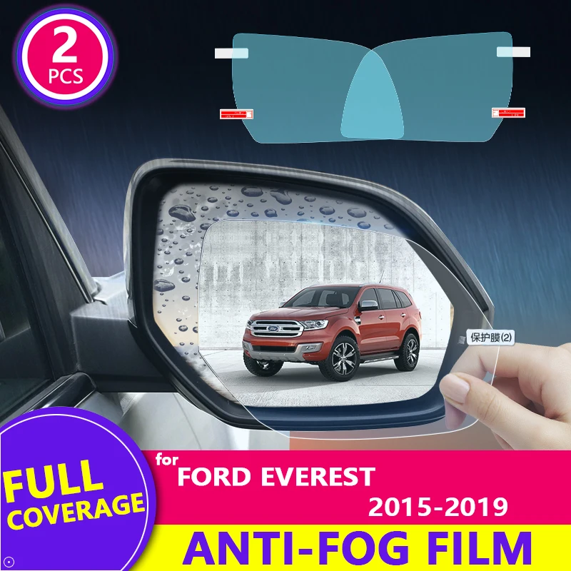 Для Ford Everest 2015 2016 2017 2018 2019 пленка на зеркало заднего вида HD анти-туман