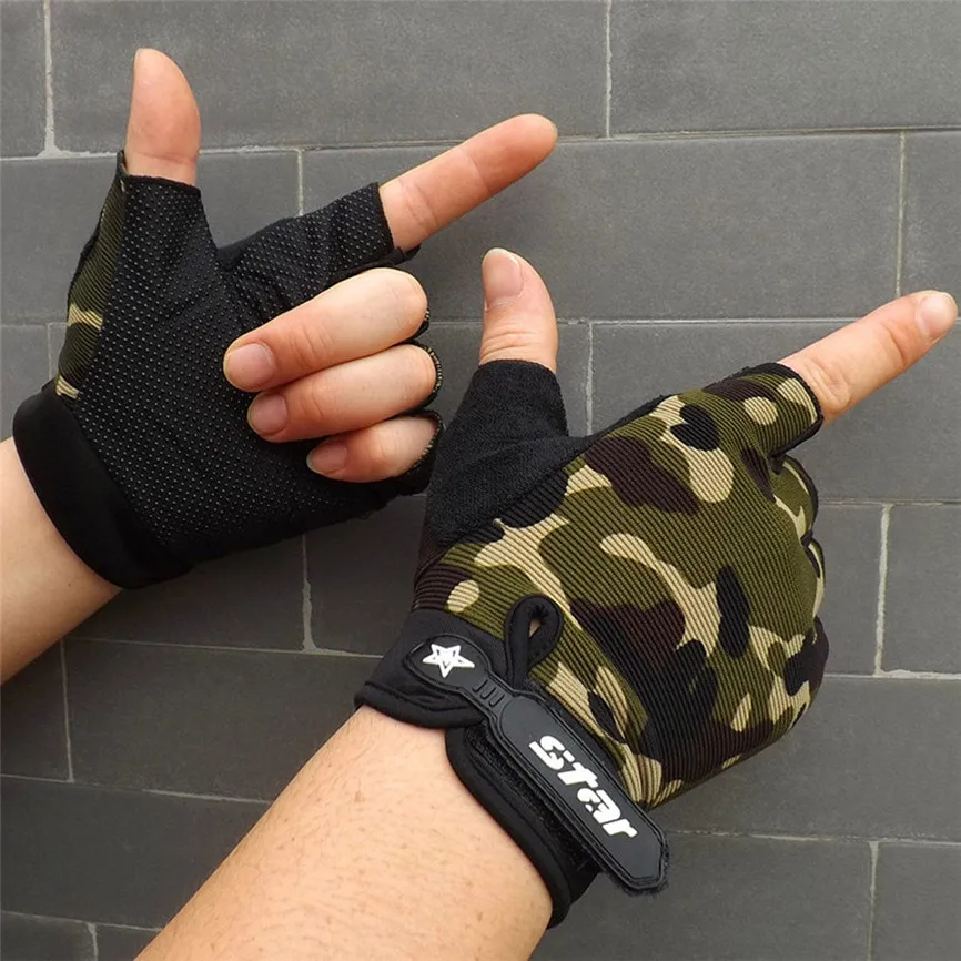 Bike Gloves Half Finger Como Slip Tactical Fitness Sport Glove Riding MTB Bicycle Cycling For Men Women | Аксессуары для одежды