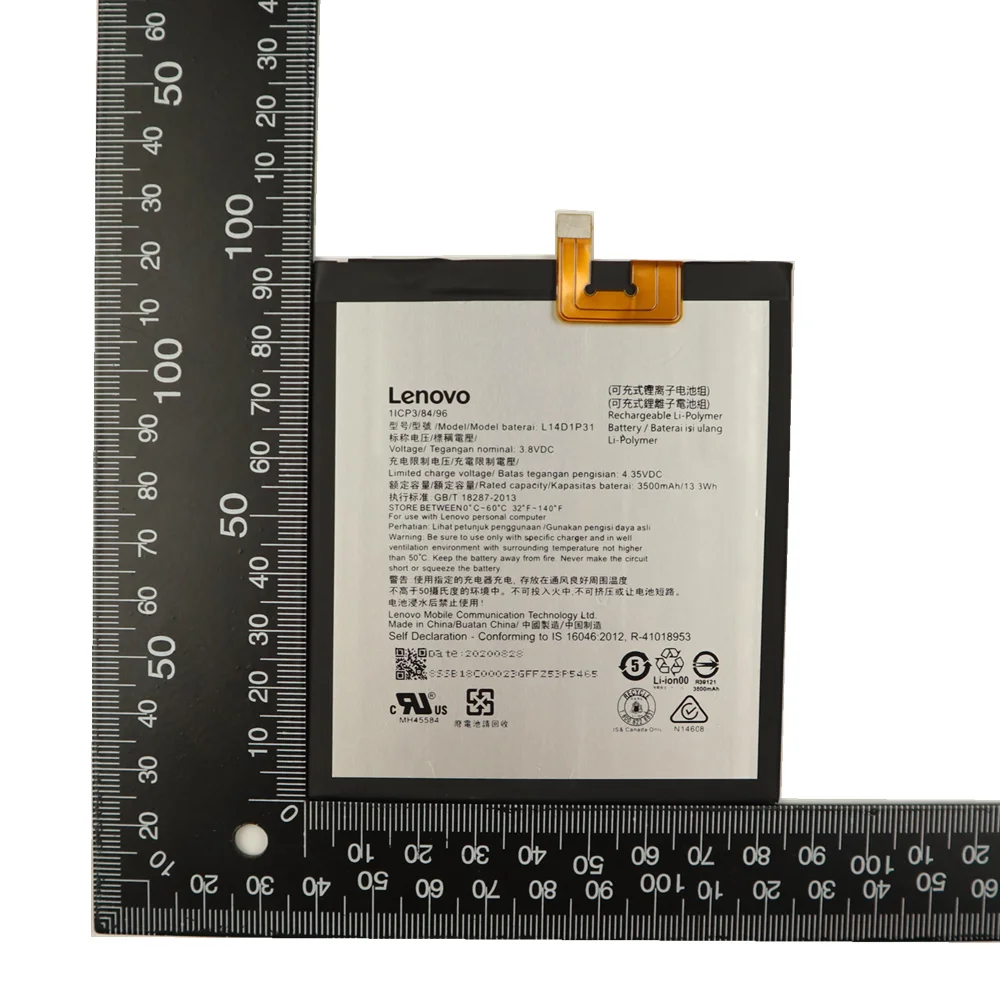 100% оригинал Новый высокое качество L14D1P31 3500 мА/ч батарея для Lenovo PB1-770N PB1-770M PHAB Plus