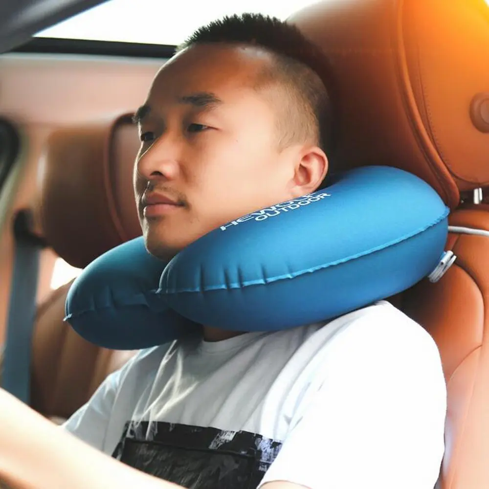 Продажа u-образных надувных подушек для путешествий подушка шеи сверхлегкие