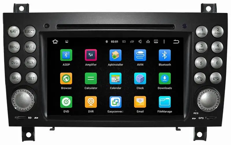 7 ''автомобильный dvd плеер Android 10 0 для Mercedes Benz SLK R171 2004 ~ 2011 стерео радио аудио GPS