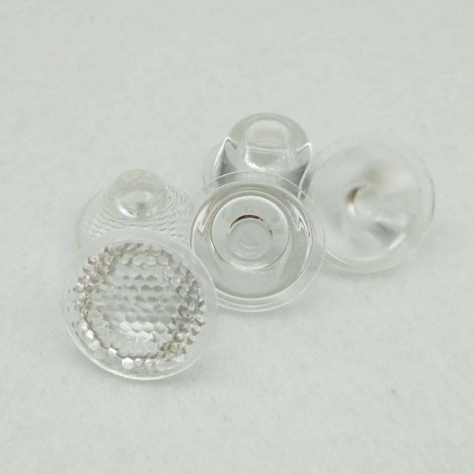 Светодиодные линзы высокой мощности 1 Вт 3 20 мм из ПММА 5 8 15 30 45 60 90 угловые с