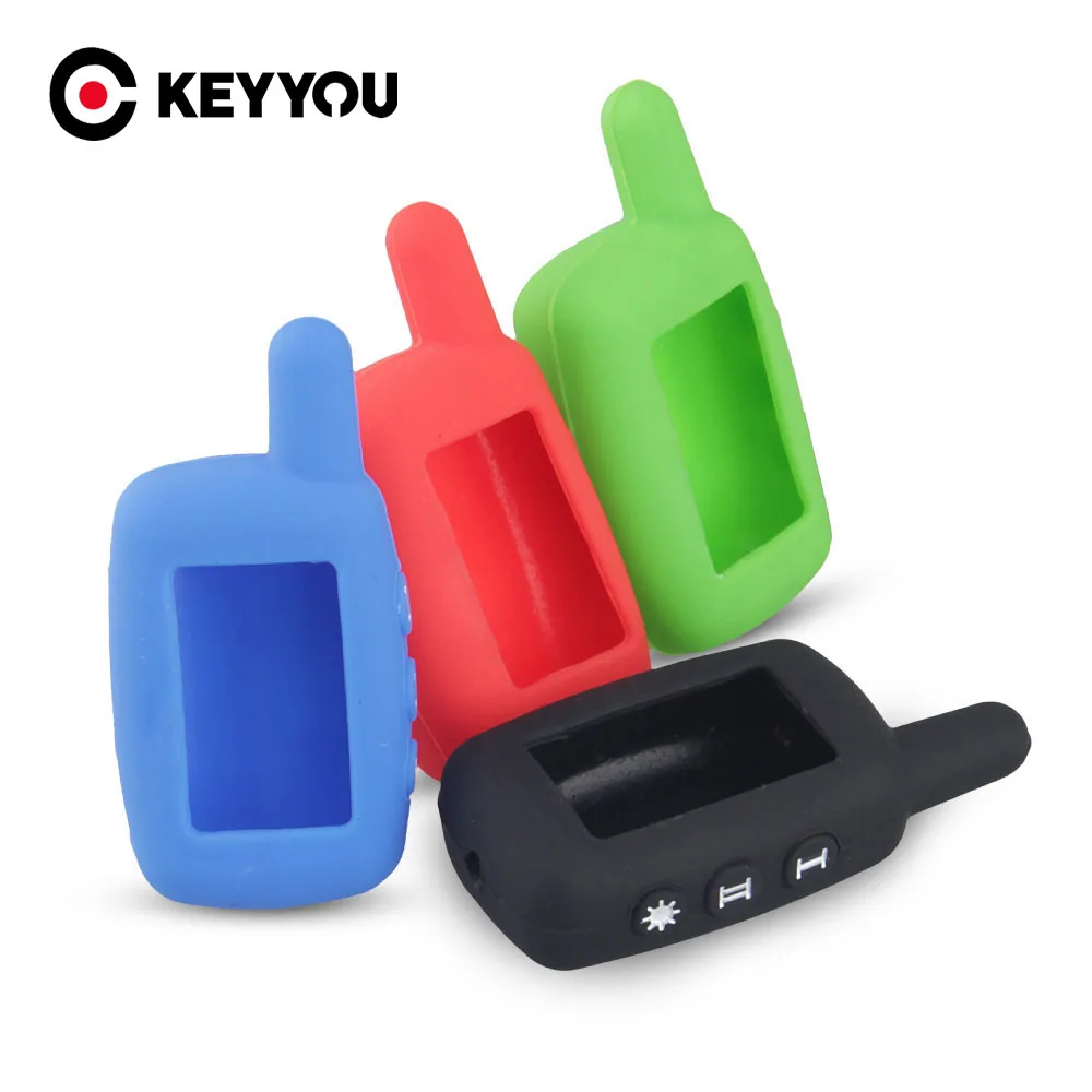 Новинка силиконовый чехол KEYYOU для ключа Starline A6 A9 A8 двусторонняя Автомобильная