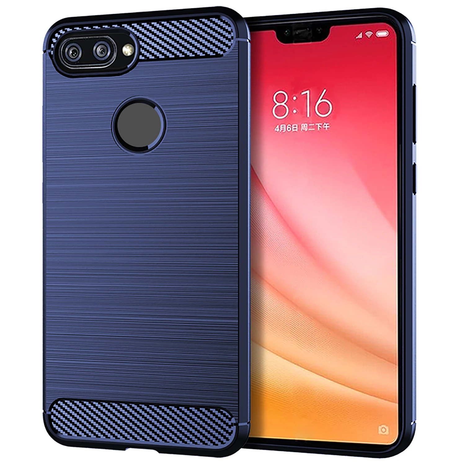 Чехол SRHE для Xiaomi mi 8 Lite Силиконовый прочный защитный чехол мягкая задняя крышка Pro