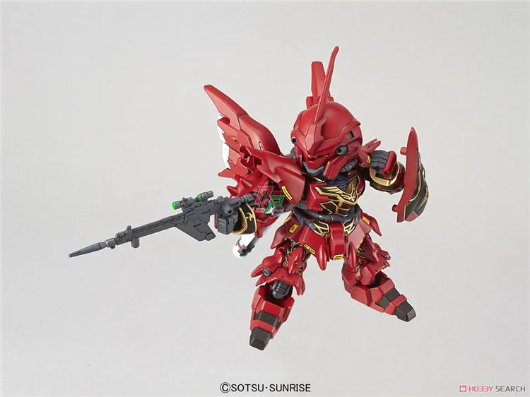 Оригинальные фигурки Bandai SD BB EX 013 Q Edition Sinanju Gundam в сборе фигурные игрушки модели