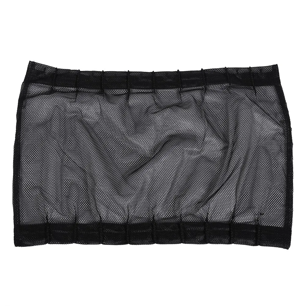 

2 x 50s Car Sun Shade Window Curtain Adjustable SunShade Drape Visor Valance Curtain Black Mesh