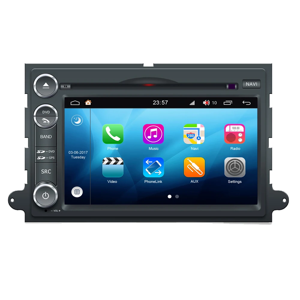 RoverOne Android 8 0 Автомобильная Мультимедийная система Радио DVD GPS навигация для Ford Fusion