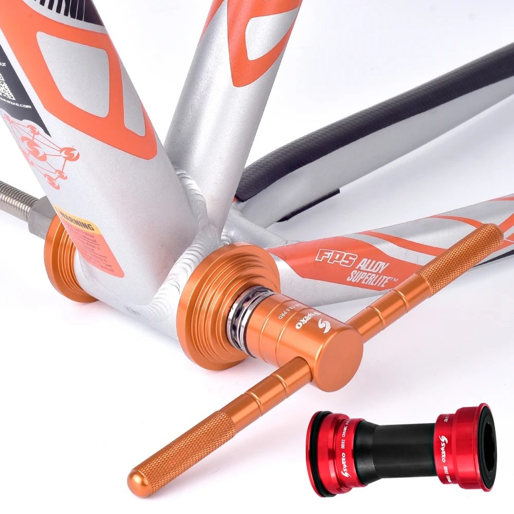 SWTXO Bike Headset Cup and Bottom Bracket Press Installation Tool Bicycle Headset Press-in Tool Bearing Installer Repair Tools
