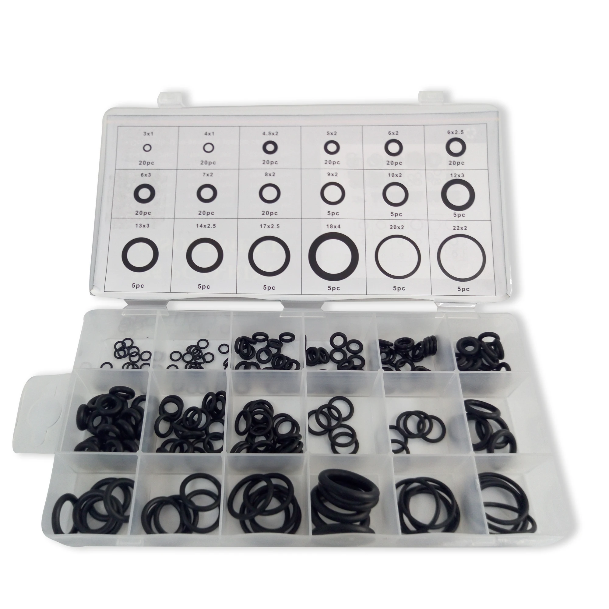 

Acecare Rubber O-Ring Washer Seals Watertightness Assortment Different Size With Plactic Box Kit Set For Paintball PCP AC9000