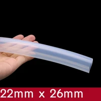 transparent flexible silicone tube id 22mm x 26mm od food grade non toxic drink water rubber hose milk beer soft pipe connect