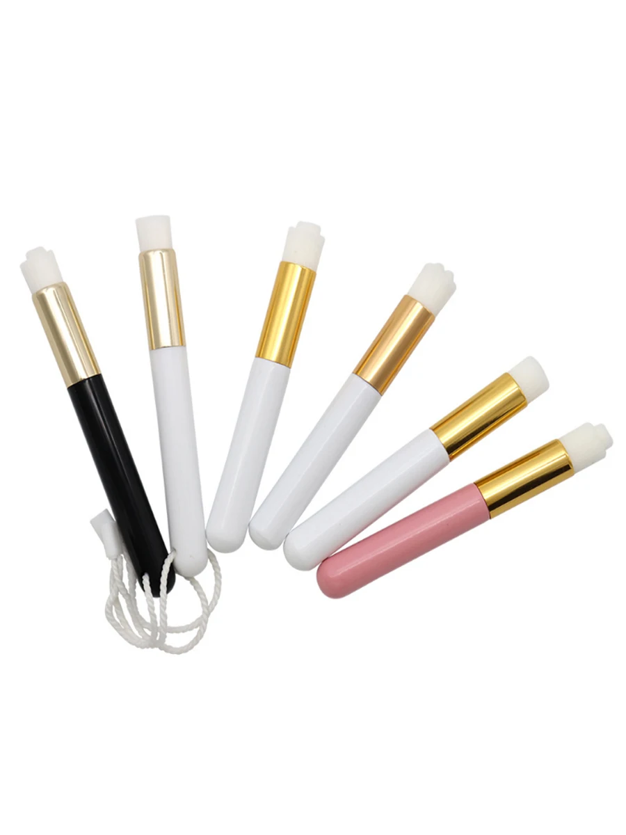 10 шт плоская и выпуклая головка Глубокая очистка черная белая розовая щетка для