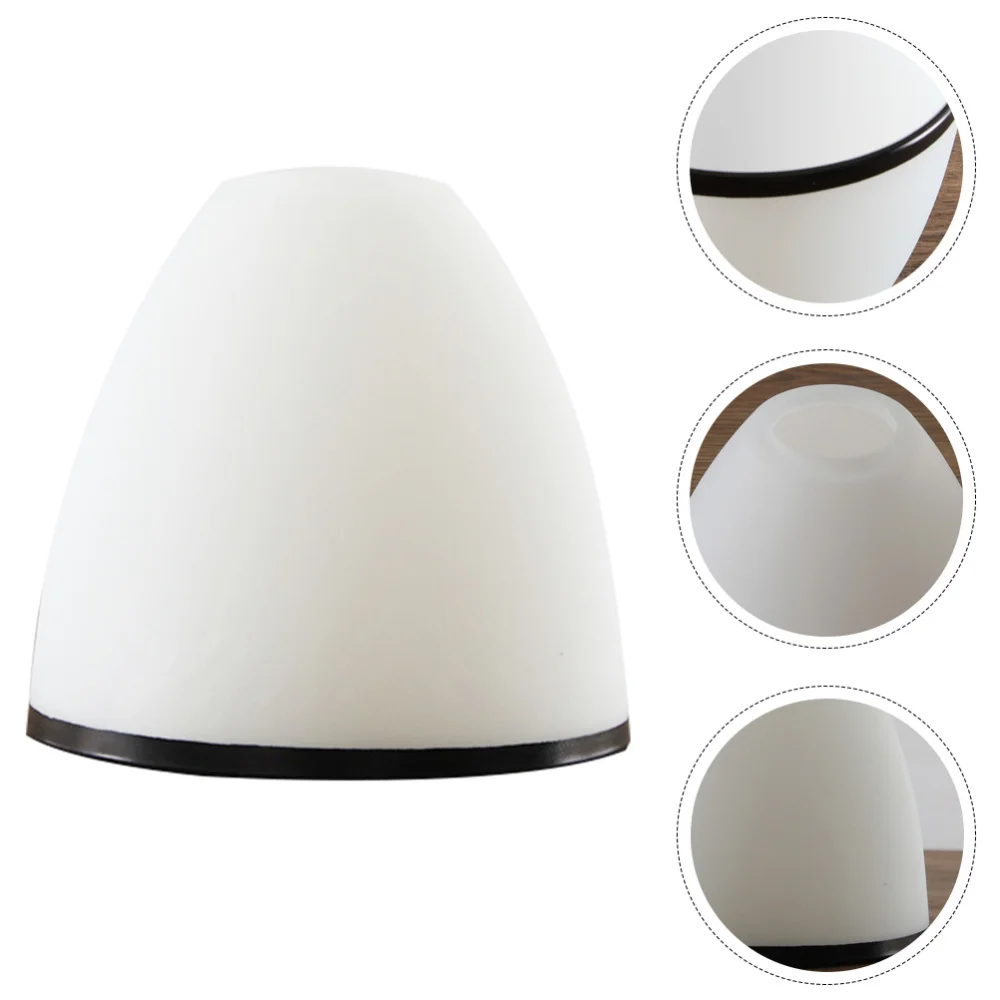 1 шт. пылезащитный экран лампы декоративная крышка стеклянная (белый