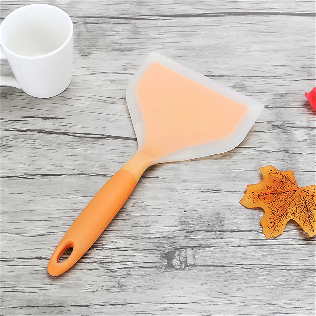 

Food Grade Silicone Spatula Non-stick Wide Turner Heat Resistant Pancakes Fried Cookware kitchen tools