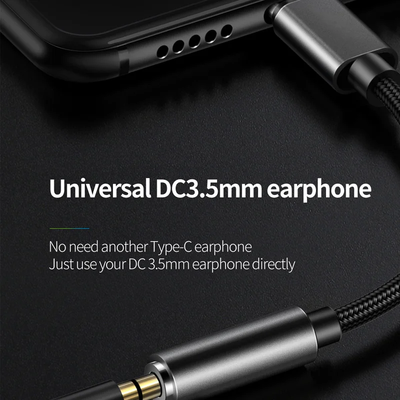 Кабель-адаптер для наушников с Type-C на 3 5 мм usb 1 разъемом папа AUX аудиоразъем Samsung