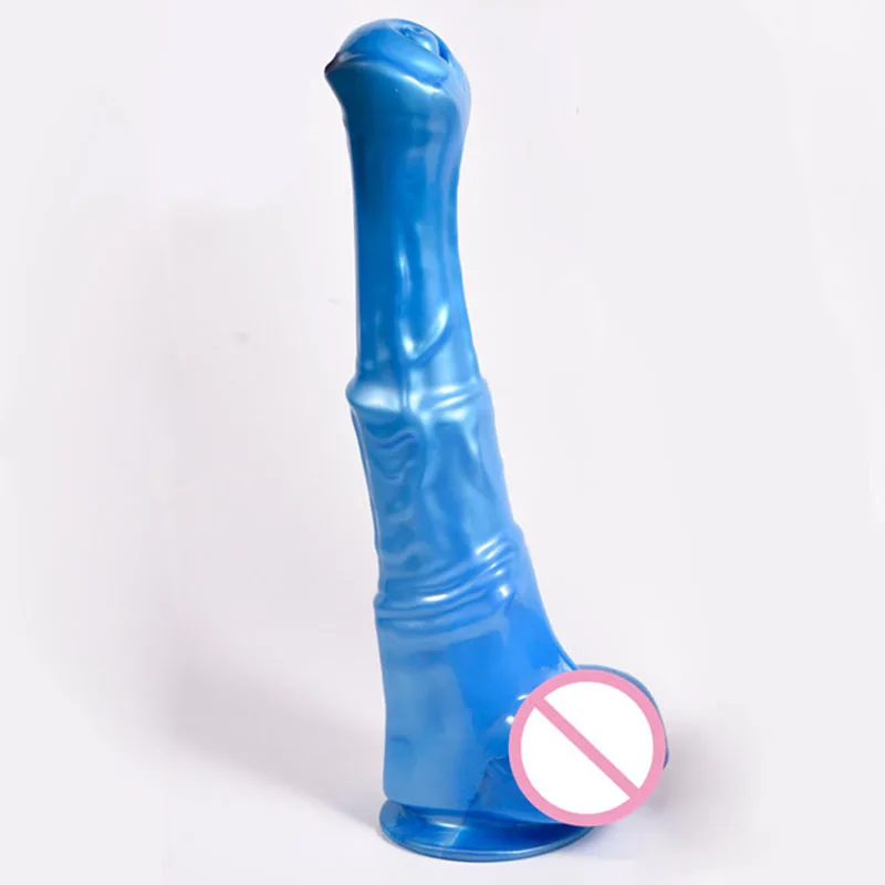 Огромный лошадиный фаллоимитатор мягкий длинный пенис животного женская