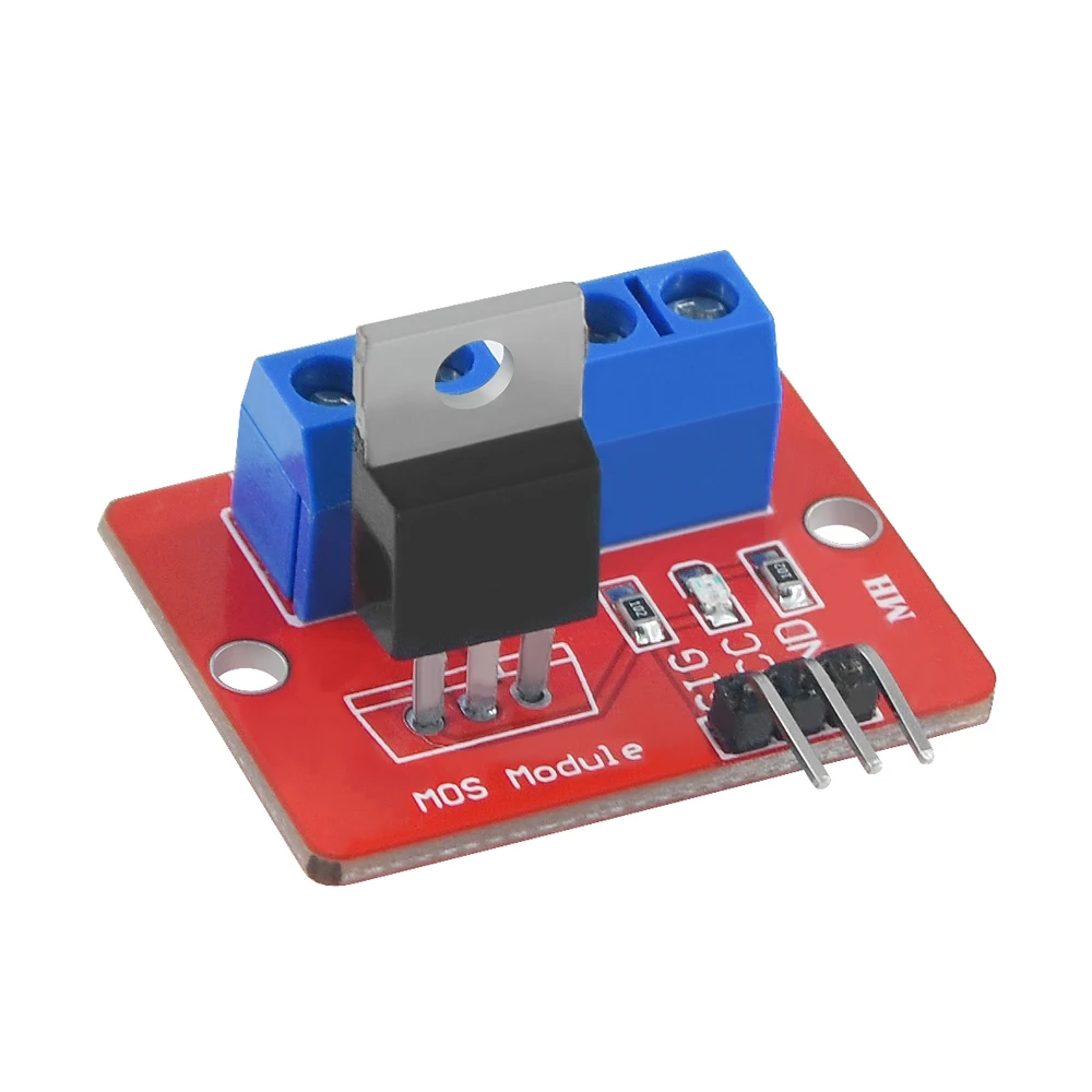 Верхняя кнопка Mosfet 0-24 В модуль IRF520 драйвер MOS для Arduino MCU ARM Raspberry pi | Электронные