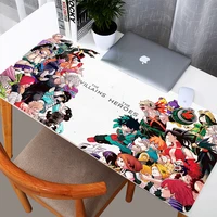 large 90x40cm office mouse pad mat my hero academia gamer gaming mousepad keyboard compute anime desk mat cushion for notebook