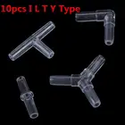 10 шт. I L T Y Тип шланг идентичные Т-образные прозрачный акриловый шланг водяной трубы разъемы аквариумная трубка аксессуары Горячая Распродажа