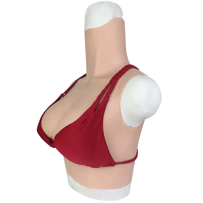 Silicone Breast Form Transgender Artificial Breast Forms Crossdresser Fake Boobs C Cup for Shemale Crossdressing Latex Pechos