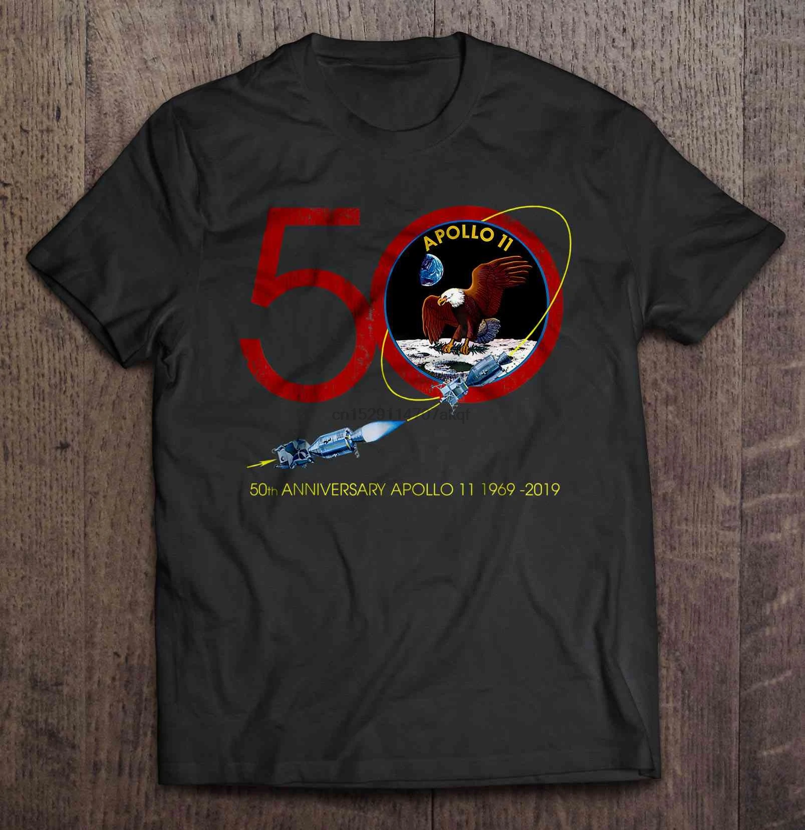 Забавная Мужская футболка модная 50 й юбилей Apollo 11 1969 2019|Мужские футболки| |