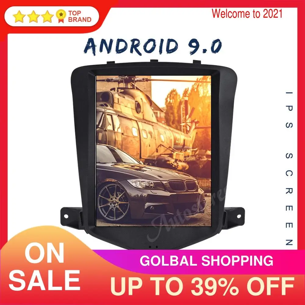 

For Chevrolet CRUZE 2008-2012 Tesla Style Andriod9.0 PX6 Car GPS Navigation Auto Radio Head Unit Multimedia Player Carplay DSP