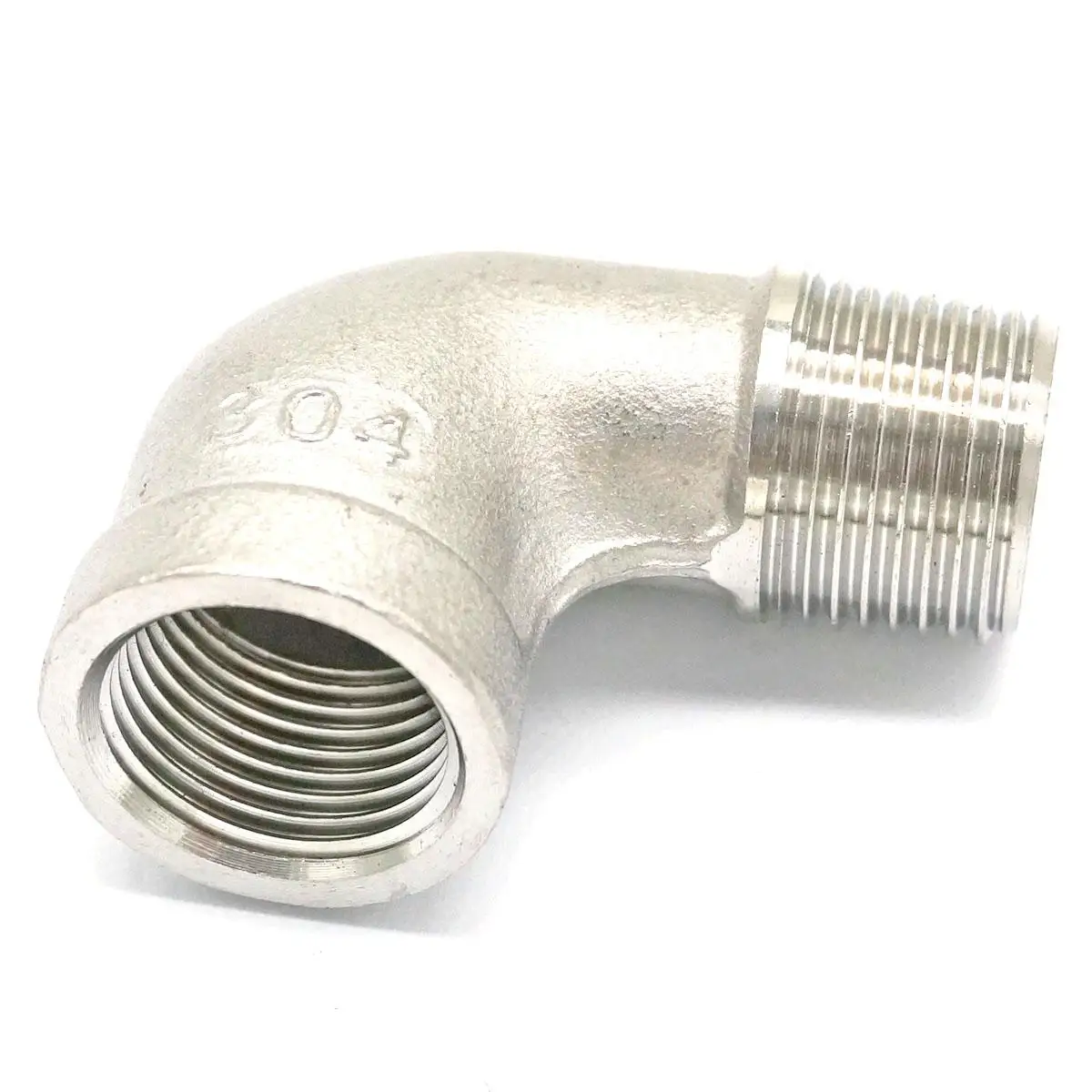 Коннектор BSP с внутренней резьбой на наружную резьбу 1/4 дюйма из нержавеющей