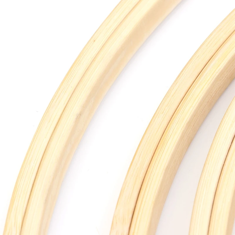13-34cm Bamboo Wooden Cross Stitch Machine Embroidery Hoop Ring Sewing Craft DIY Z07 Drop Shipping | Дом и сад