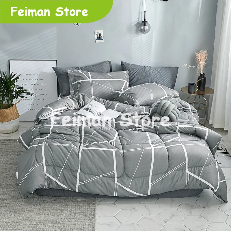 2019 новое зимнее стеганое одеяло с рисунком птицы утолщенное для дома постельные