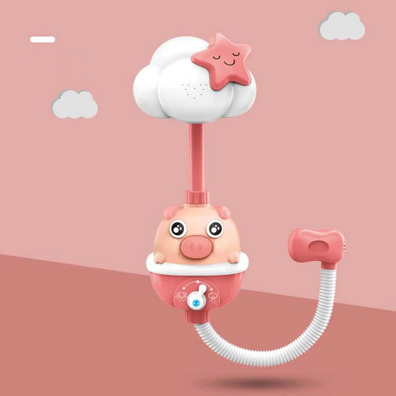 Игрушки для ванны детская водная игра модель животного смеситель душа