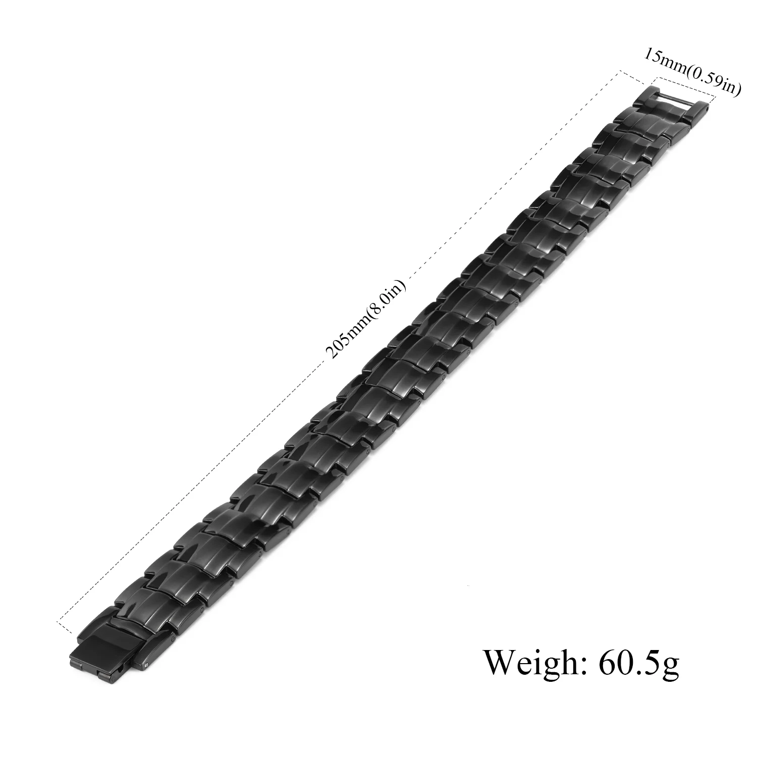 Браслет для магнитной терапии модный мужской двухрядный прочный браслет с