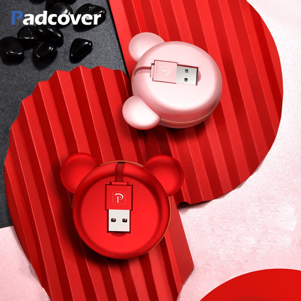 PADCOVER 2 в 1 Usb кабель для iPhone XS Max XR X 8 7 6 Plus 6s Se iPad air 2 Mini Быстрая Зарядка Кабели Шнур для зарядного устройства мобильного телефона