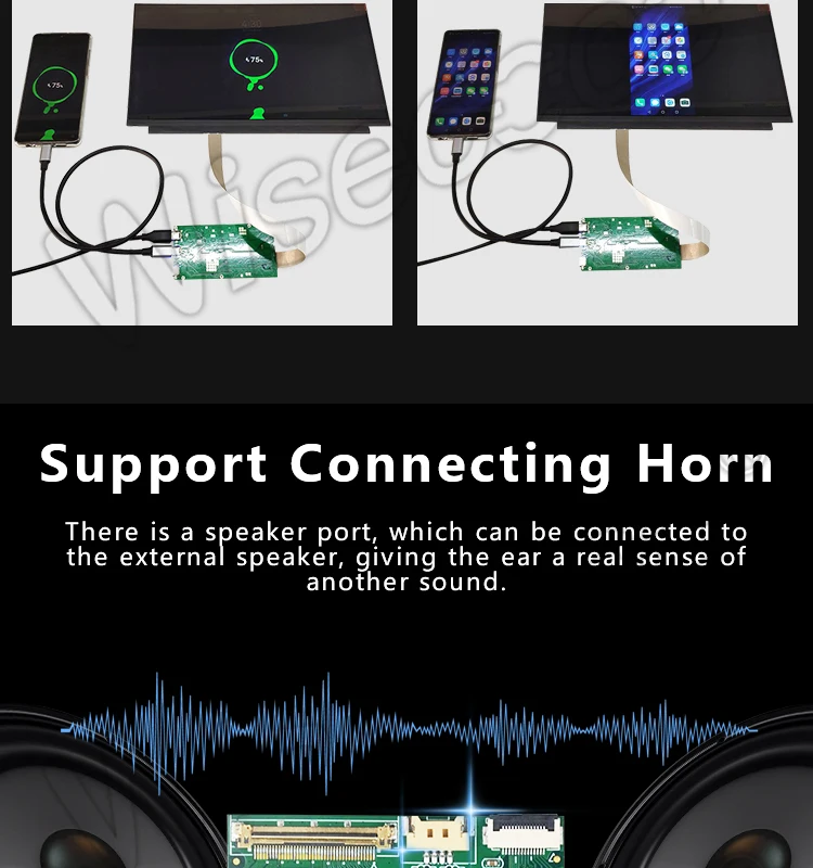 Wisecoco 4k USB-c type-c плата драйвера с клавиатурой mini hdmi 40pin edp интерфейс для 4k планшета ноутбука мини ПК Дисплей