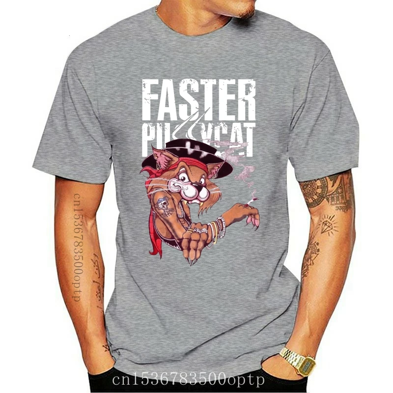 

Новинка, футболка PUSSYCAT с надписью FASTER обои