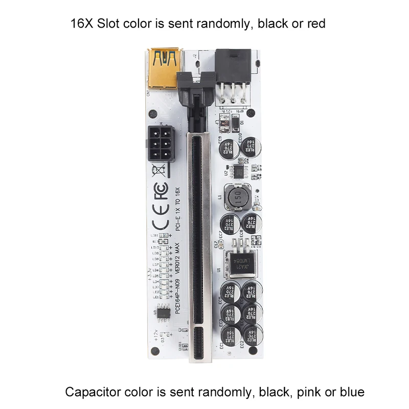 Новейший Майнинг-Райзер VER012 MAX USB 3.0 PCI-E Райзер VER 012 Экспресс 1X 16x Райзер-Райзер