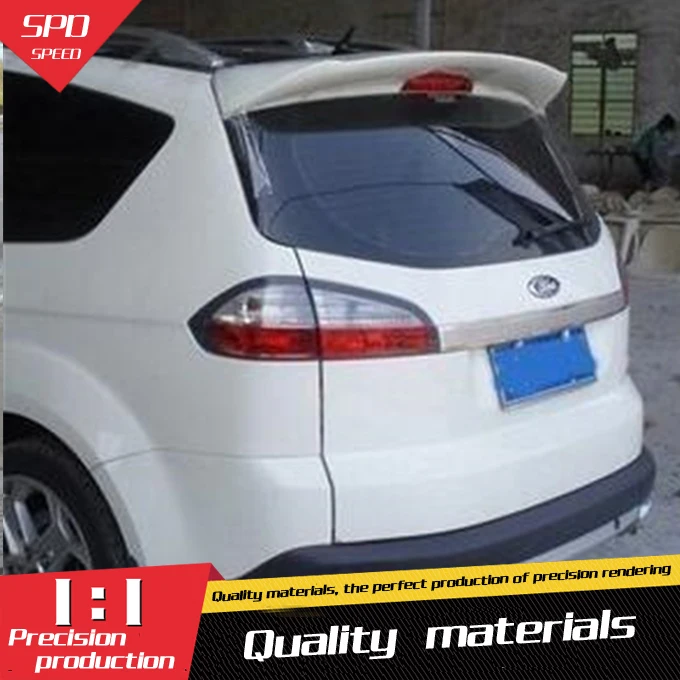 Спойлер для Ford S max спойлер из АБС материала заднего крыла автомобиля Smax 2006 2013|rear
