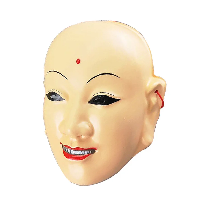 Буддийская маска для косплея Noh лица Хэллоуина карнавала реквизит из ПВХ