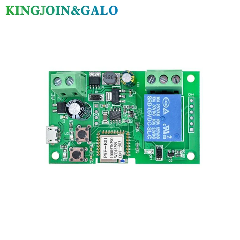 DC 5V-12V WiFi Wireless Switch Relay Module by APP Control | Безопасность и защита
