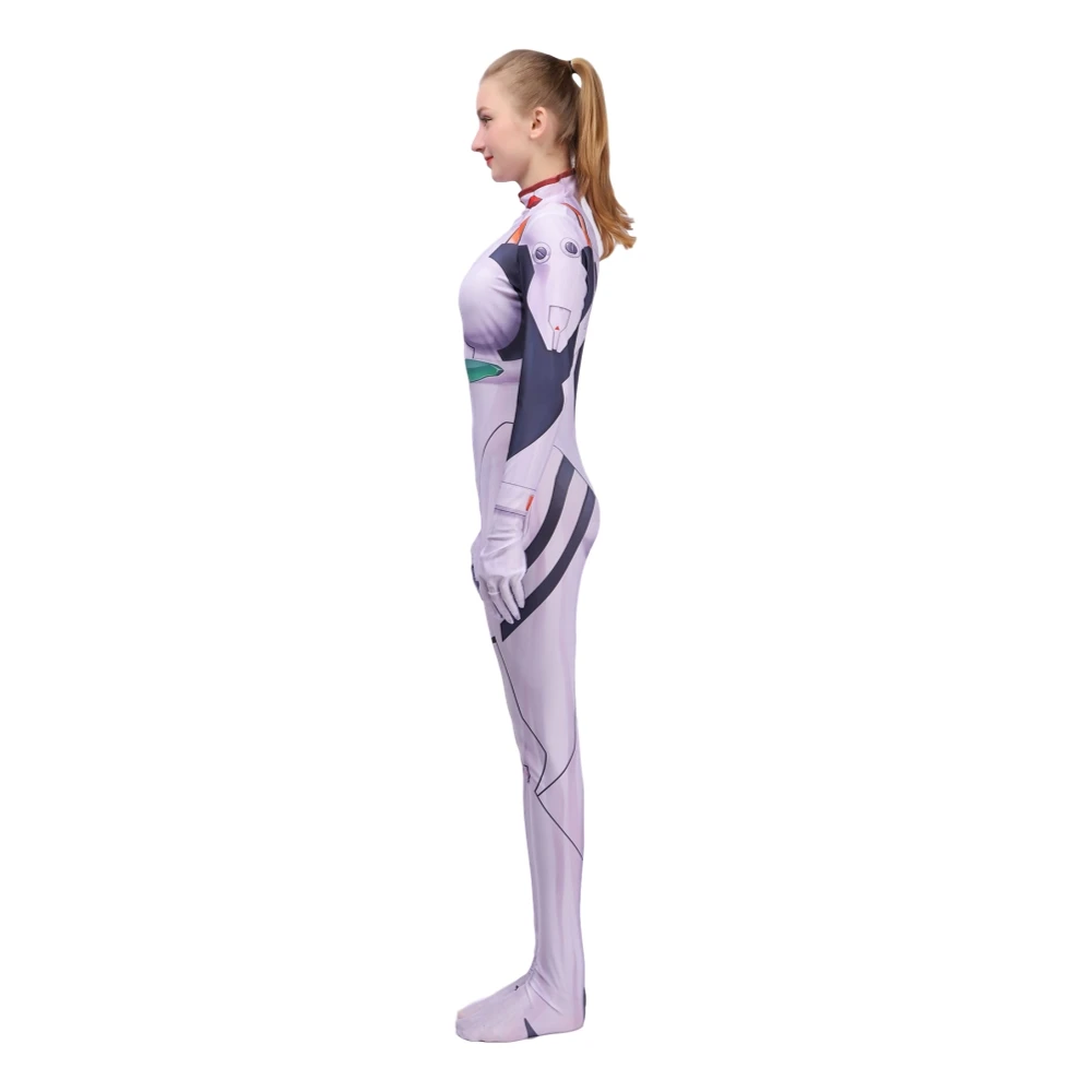 Костюм для косплея аниме Ayanami Rei Soryu цельный комбинезон унисекс костюм зентай 2019 |