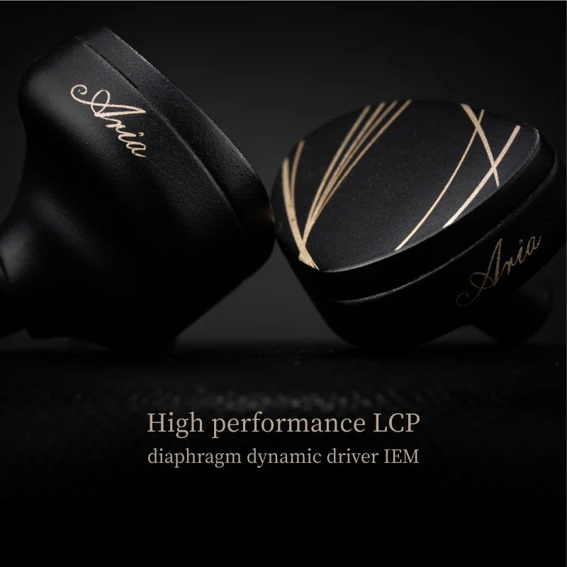 MoonDrop Aria Earbud High Performance LCP Diaphragm Dynamic Driver IEMs Earphone CNC Carved Headset with Detachable Cable | Электроника
