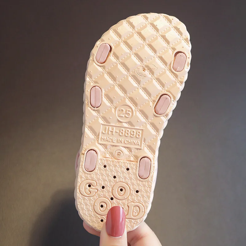 

Fashion Sweet Princess Children Sandals for Girls Toddler 2021Summer Kids Shoes Baby Soft Breathable Hoolow Out Bow Shoes