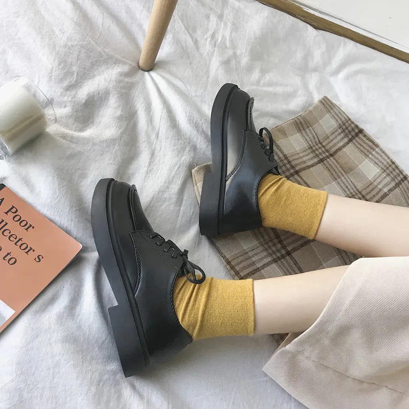 2020 демисезонные однотонные модные удобные повседневные Нескользящие черные