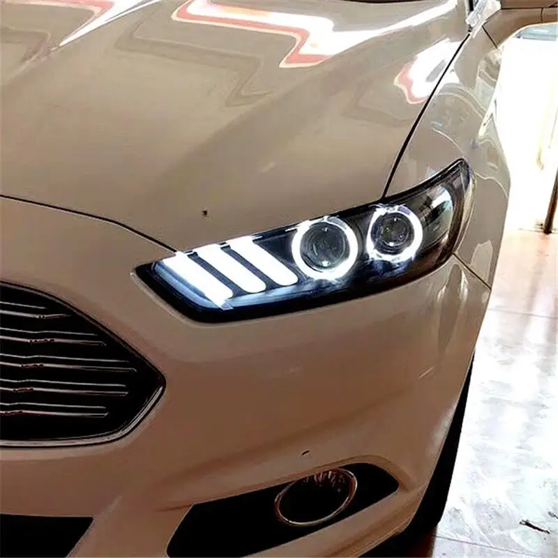 Drl Luces Para Auto Assessoires Led боковой сигнал поворота Автомобильные фары Задние в сборе 13 14