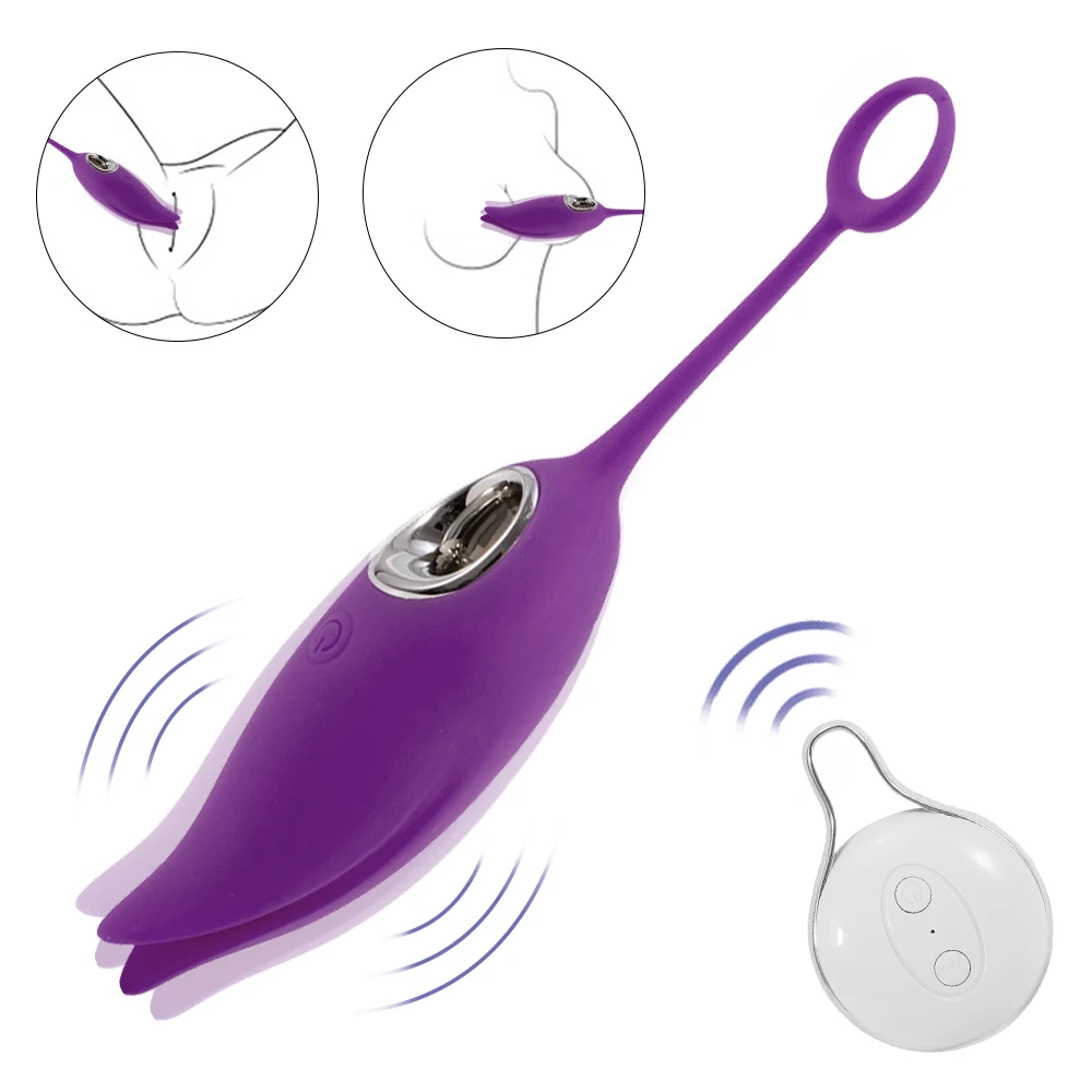 Силиконовый беспроводной вибратор с дистанционным управлением трусики