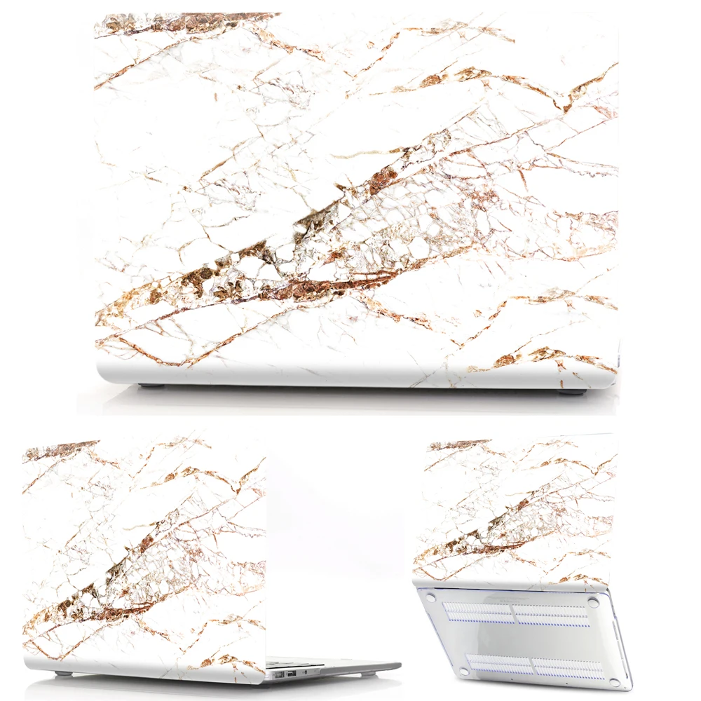 Мраморный чехол из ПВХ для ноутбука Huawei Matebook 13 14 D14 D 15 жесткий с полным покрытием