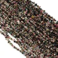 40cm natural gravel stone beads irregular tourmalines loose stone beads for making jewelry necklace bracelet size 3x5 4x6mm