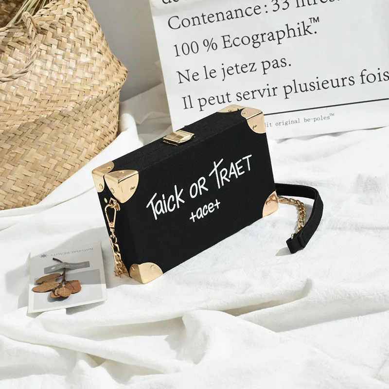 

New Vintage Fashion Letters Small Box Bags Women Shoulder Bag Crossbody Bags 2021 New Summer Women's Handbags Purses