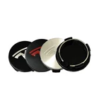 4 шт.лот 57 мм черные, серебряные, красные колпачки на ступицы колеса, автостайлинг, автомобильные аксессуары, эмблема логотипа знака