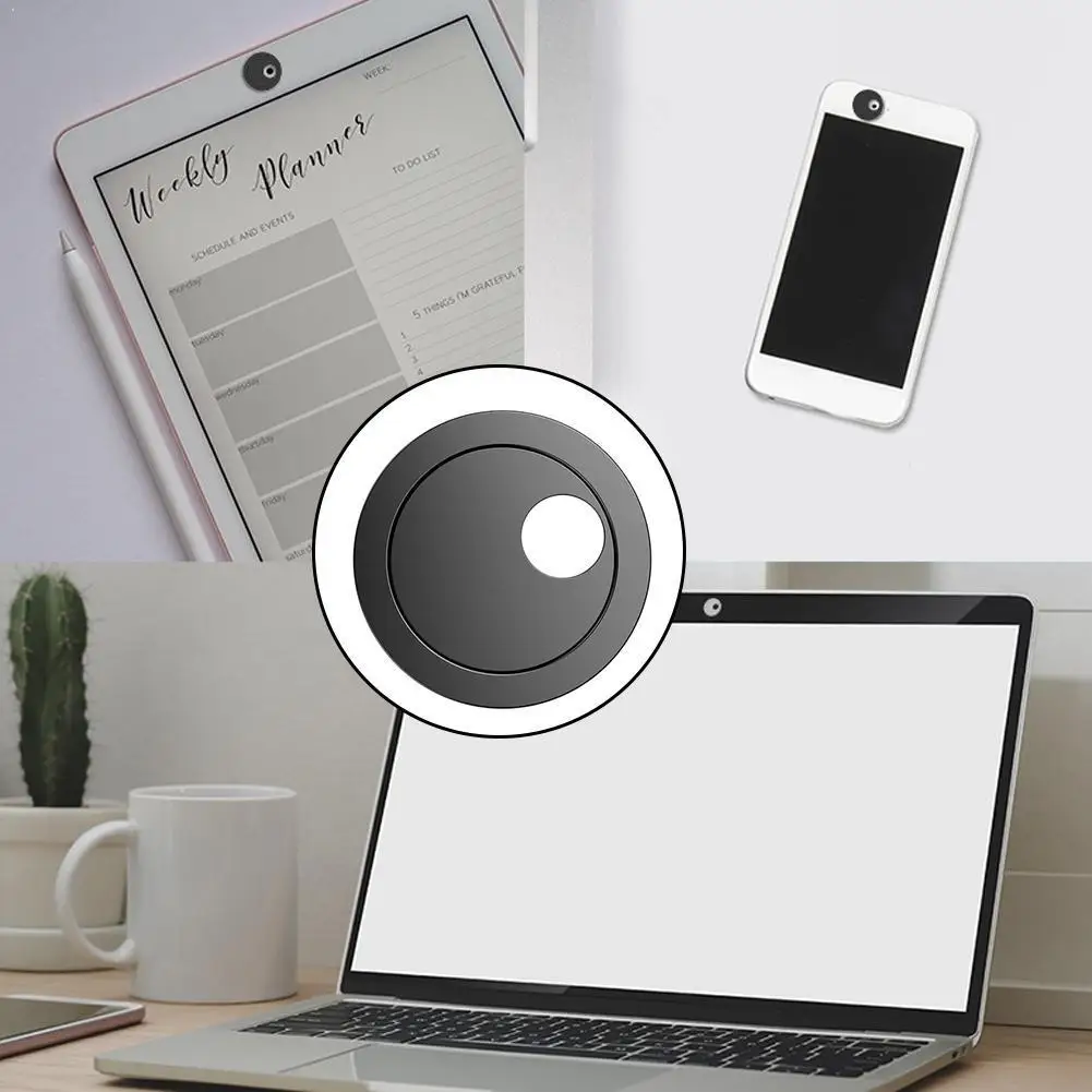 

WebCam Cover For iPhone iPad Laptop Camera Web PC Slider Sticker Plastic Universal Shutter Tablet Privacy Smartphone Magnet L8V9